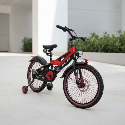 Uşaq velosipedi Phillips kz197, 16", qara/qırmızı — Bakı