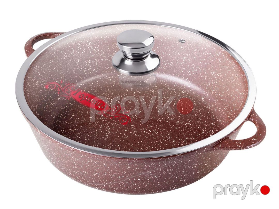Dayaz qazan Gornitsa, bordo, 26 sm — Mallar, Bakı (2)