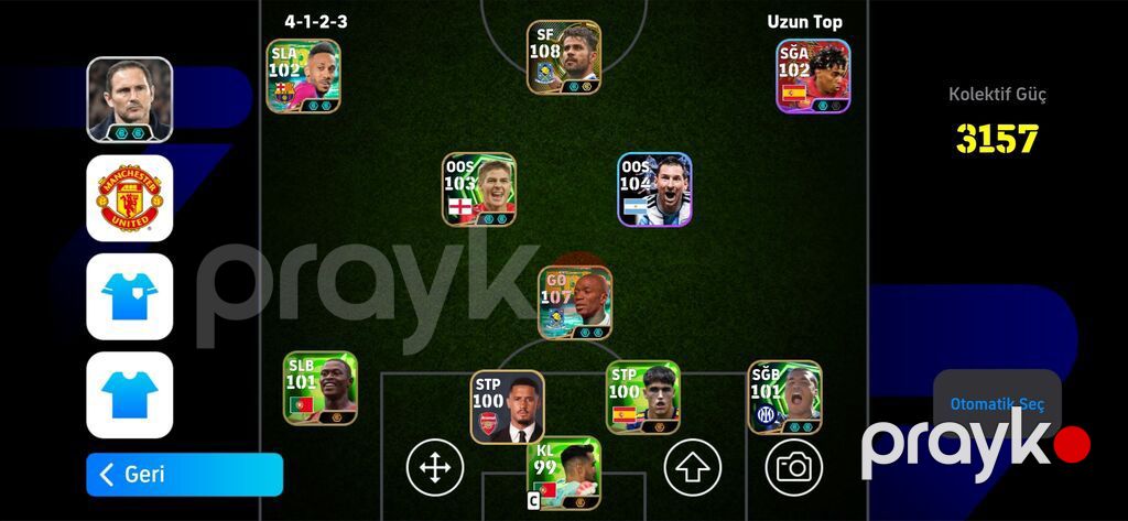 EFootball Mobile hesabı – yüksək reytinqli heyət və taktika paketi — Gampadlər, smartfon üçün triggerləri, Sumqayıt (2)