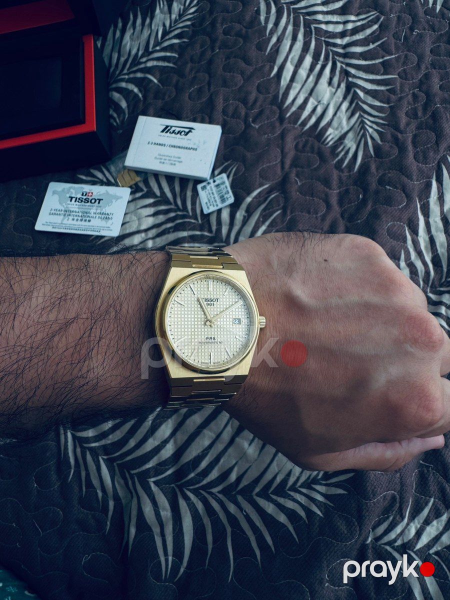 Tissot PRX Gold Powermatic 80 qol saatı — Şəxsi əşyalar, Bakı (4)