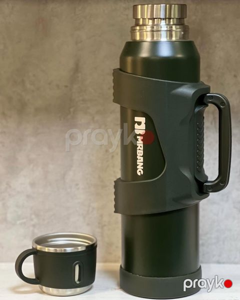Termos, paslanmayan polad, tünd-yaşıl, 1,5 litr - homestore_vm2004 — Bakı