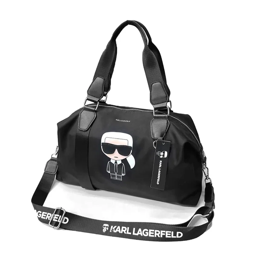 Səyahət çantası Karl Lagerfeld SMRTSHh16JRD, qara
