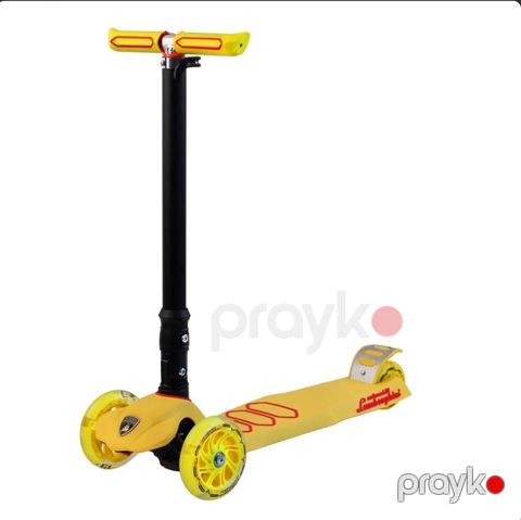 Skuter Lamborghini, işıqlı, qatlanan, 2-4 yaş, sarı — Bakı