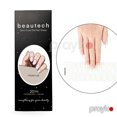 Dırnaq stikerləri NG200168 Beautech Gel Nail Wraps, 20 tips — Bakı