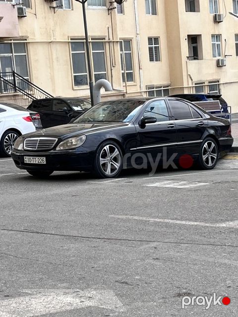 Mercedes S 320, 3.2 L, 2001 il, 350 000 km — Bakı