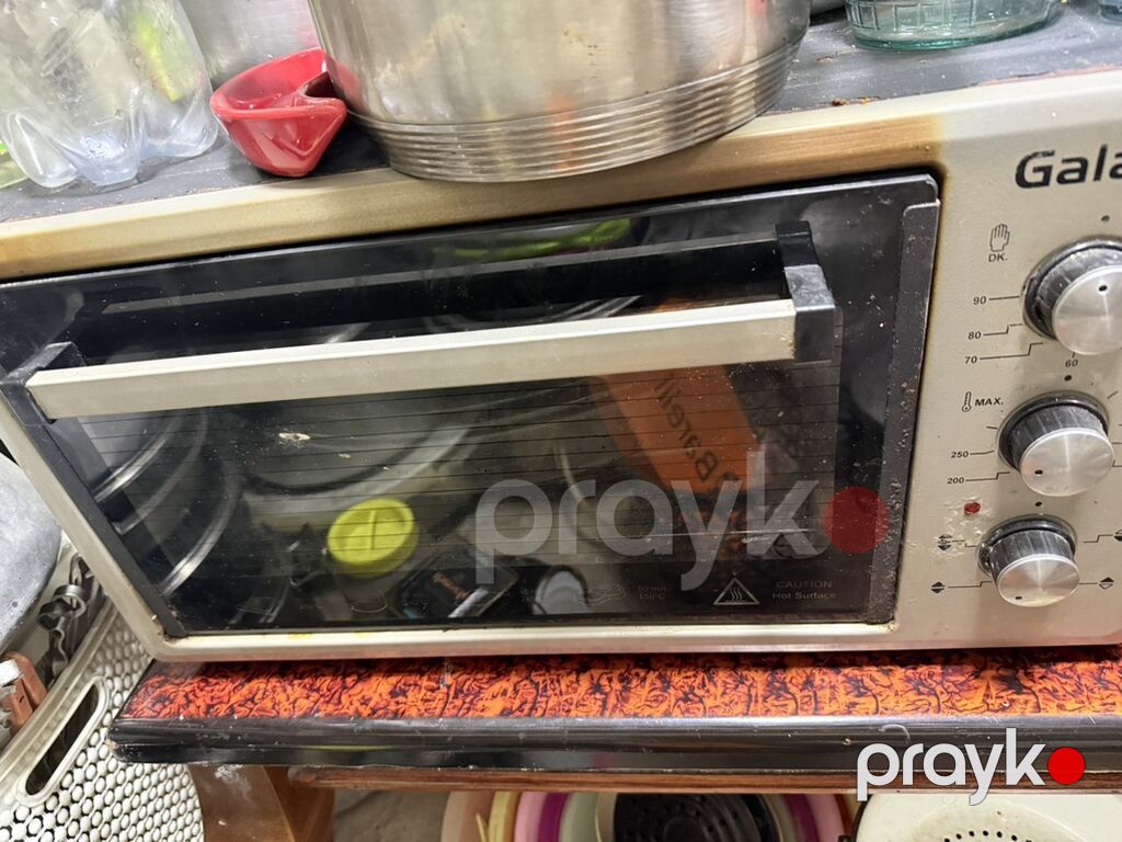 Galaksi elektrik mini soba - Stolüstü elektrik sobası, şüşə qapı və — Masaüstü plitələr, Bakı (2)