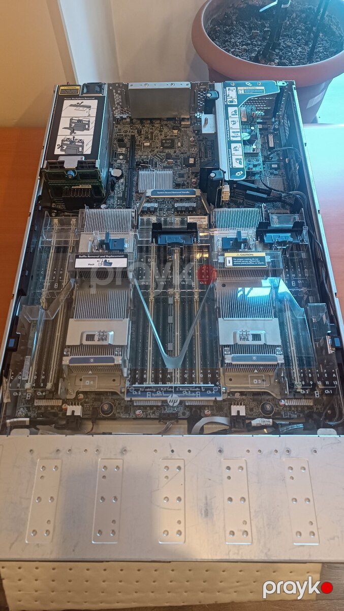HP ProLiant DL560 Gen8 — Şəbəkə və server avadanlığı, Bakı (3)