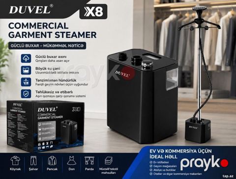 Peşəkar buxarlı ütü Duvel X8 – Professional şaquli buxarlı ütü Məhsul — Bakı
