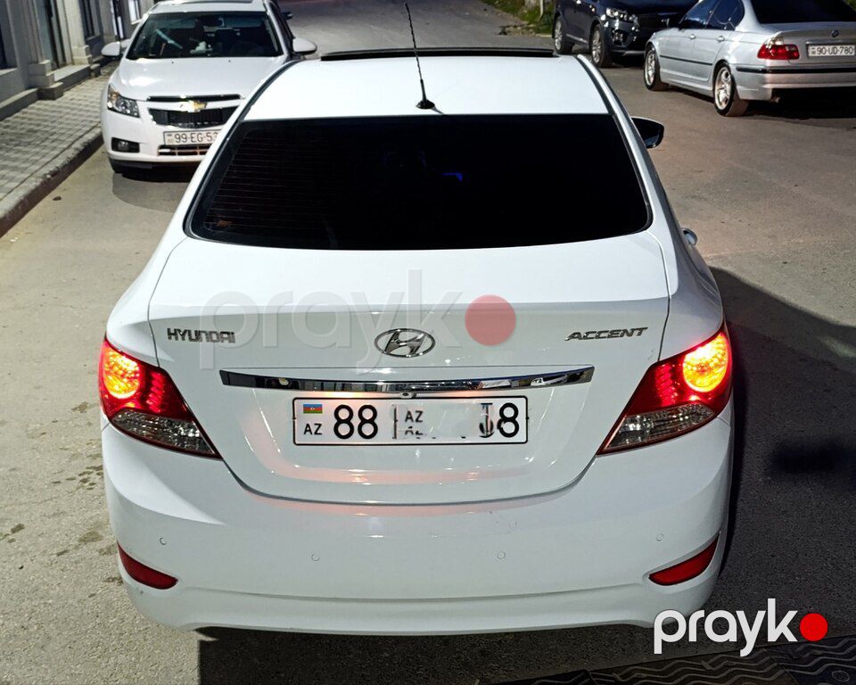 Hyundai Accent, 1.6 L, 2012 il, 168 000 km — Avtomobillər, Bakı (4)