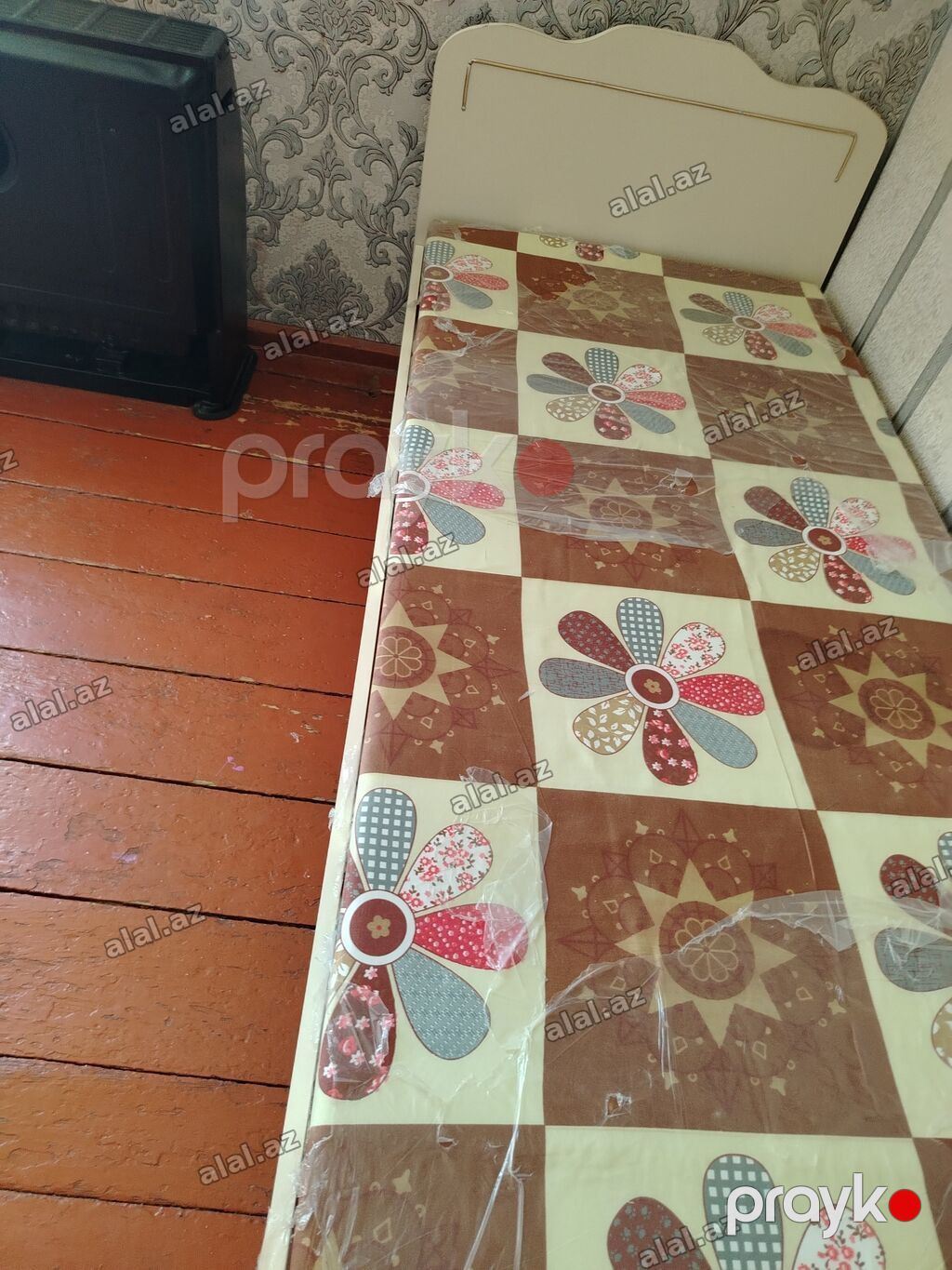 Tək nəfərlik çarpayı və döşək - Ölçü: təxminən 90×190 sm tək çarpayı — Mebel, Gəncə (2)
