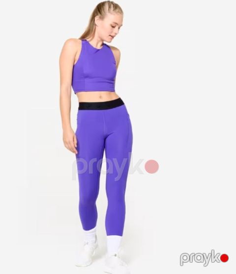 Qadınlar üçün leqqins Domyos 8927511, bənövşəyi, poliamid/elastan, ölçü L — Bakı