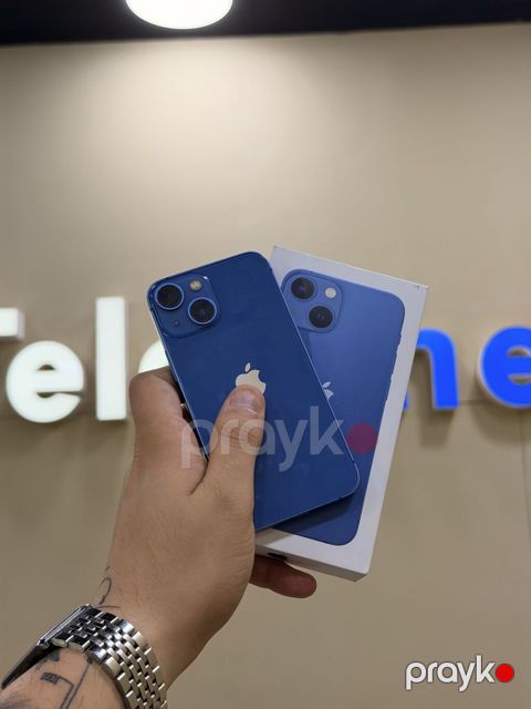 IPhone 13 mini, 128 GB, Göy, Zəmanət, Kredit, Simsiz şarj — Bakı