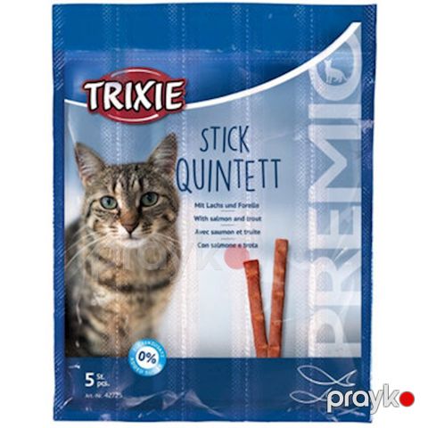 Trixie Stick Quintett pişiklər üçün çubuqlar qızıl və alabalıq dadı ilə 5 q 1 əd — Bakı