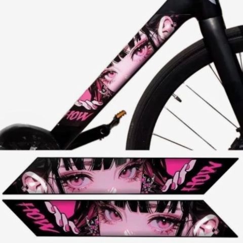 Velosiped üçün stiker Animer, B, Hər ölçülü velosiped üçün, Çərçivəyə və maşaya yapışdırmaq mümkündür - bikesport_0048 — Bakı