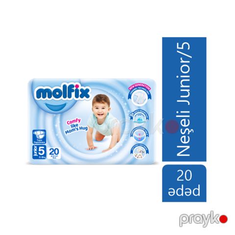 Uşaq bezi Molfix 5, 20 əd — Bakı