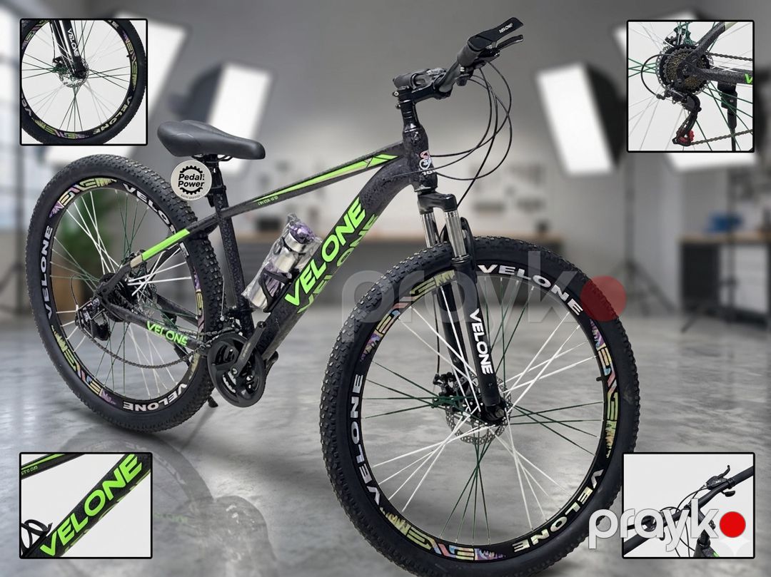 Dağ velosipedi Velone 9797, 29", qara — Velosipedlər, Bakı (2)