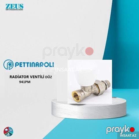 Ventil Radiator Düz Pettinaroli — Bakı