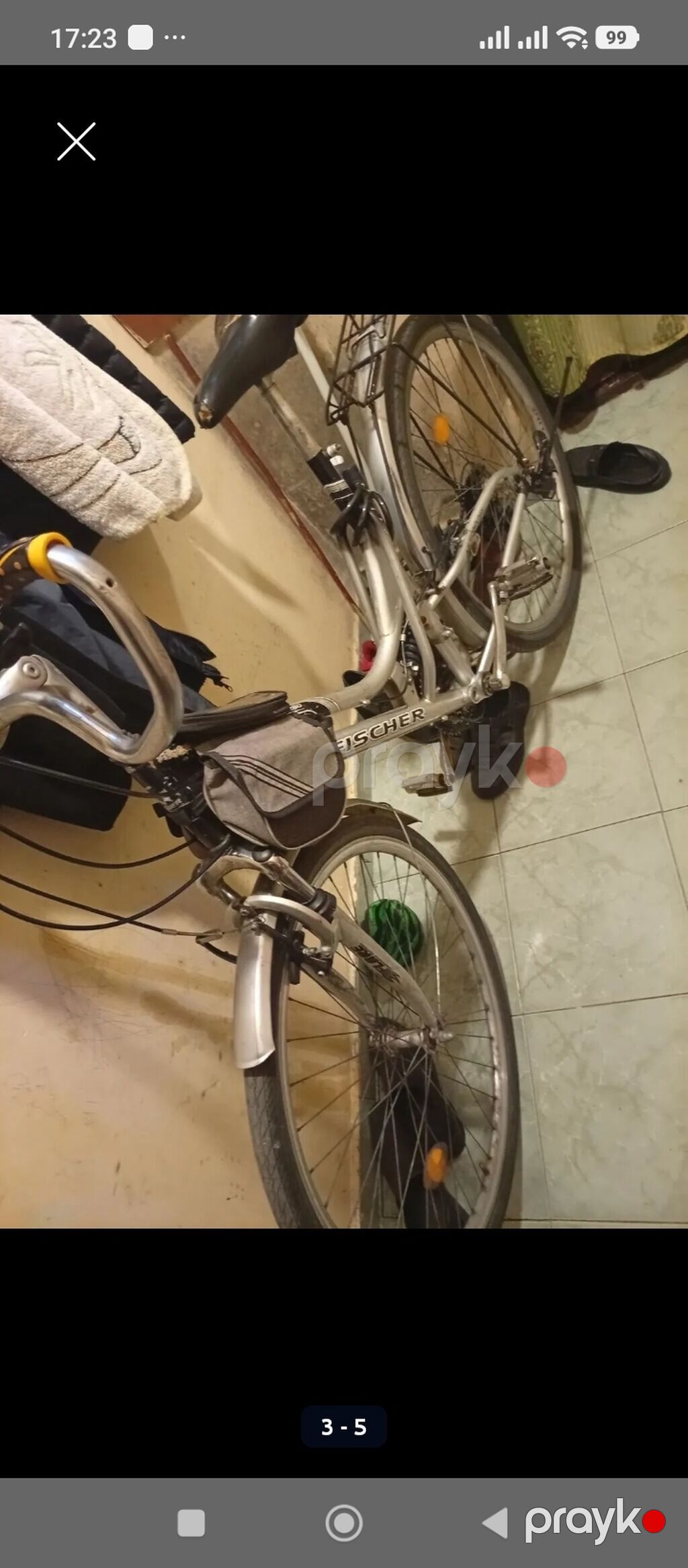 Fıscher TRK 280 şəhər/trek velosipedi - Marka/model: Fıscher TRK 280 — Velosipedlər, Bakı (5)