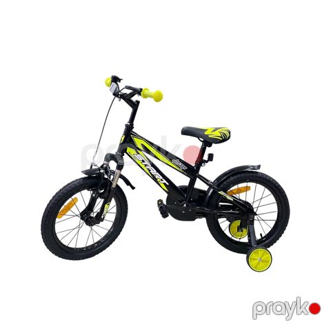 Uşaq velosipedi Start Larem 16", qara/sarı — Bakı