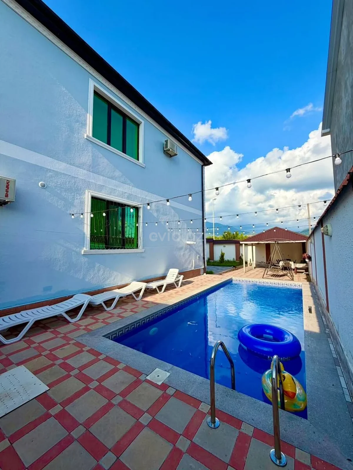 Kirayə 5 otaqlı bağ evi Qəbələdə — Ev, villa, Qəbələ (9)