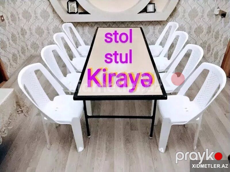 Kirayə masalar və stol stul — Digər, Bakı (4)