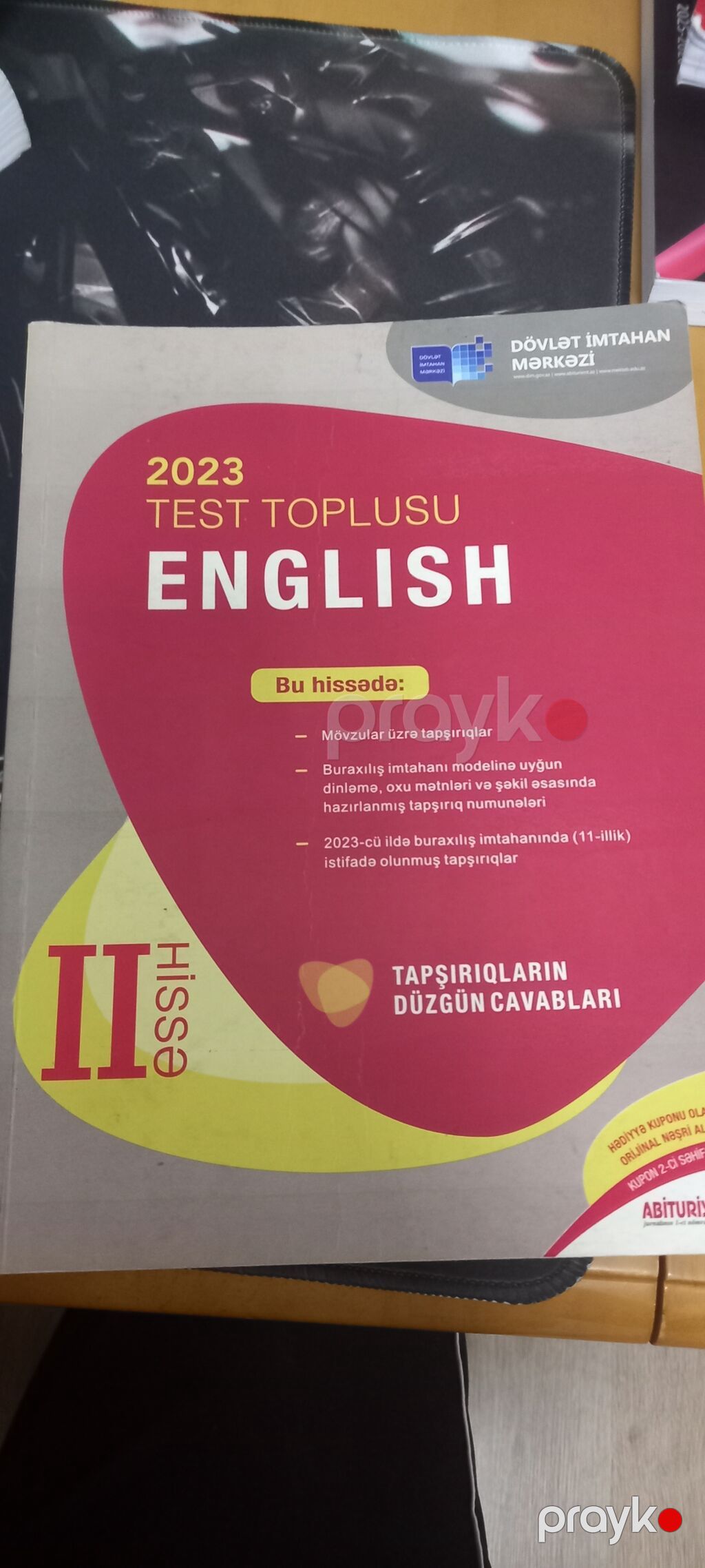 İngilis dili Testlər 9-cu sinif, Elməddin Tağıyev, DİM, 2-ci hissə, 2023 il — Kitablar, Bakı (5)