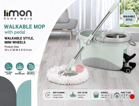 Limon döşəmə silən Pedallı VƏ Təkərli MOP Dəsti Gündəlik təmizliyi — Bakı
