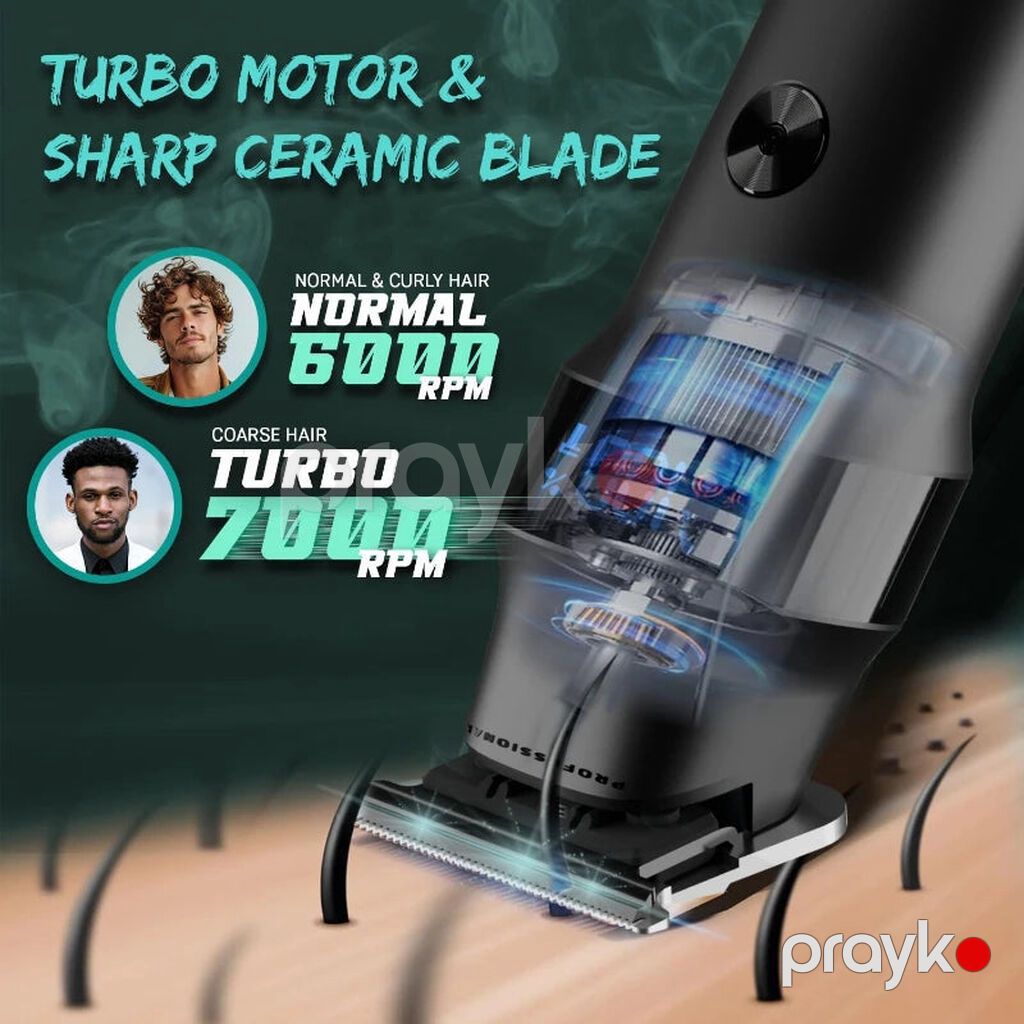 Profissional Trimmer VGR 987 - Keramik Bıçaqlı / 2000mAh / 400 Dəqiqə — Saç kəsmə maşınları, Bakı (10)