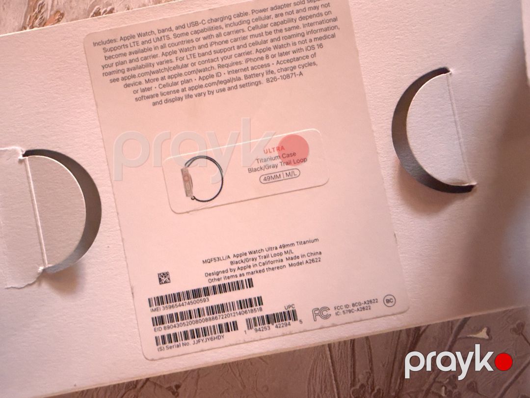Apple Watch Ultra Titanium — Ağıllı saatlar və biləkliklər, Bakı (2)