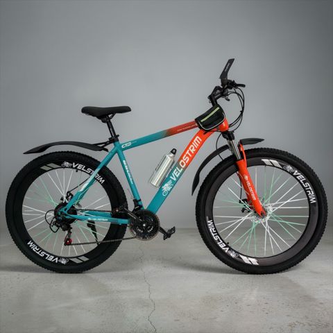 Dağ velosipedi VeloStrim KZ197, narıncı/mavi, 24" — Bakı