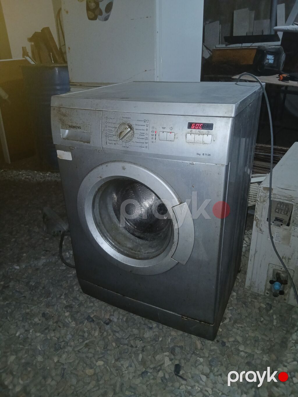 6 kq lıq Simens paltaryuyan maşın satılır.nəsə prablemi var.qiyməti 70 — Çamaşır maşınları, Sumqayıt (7)