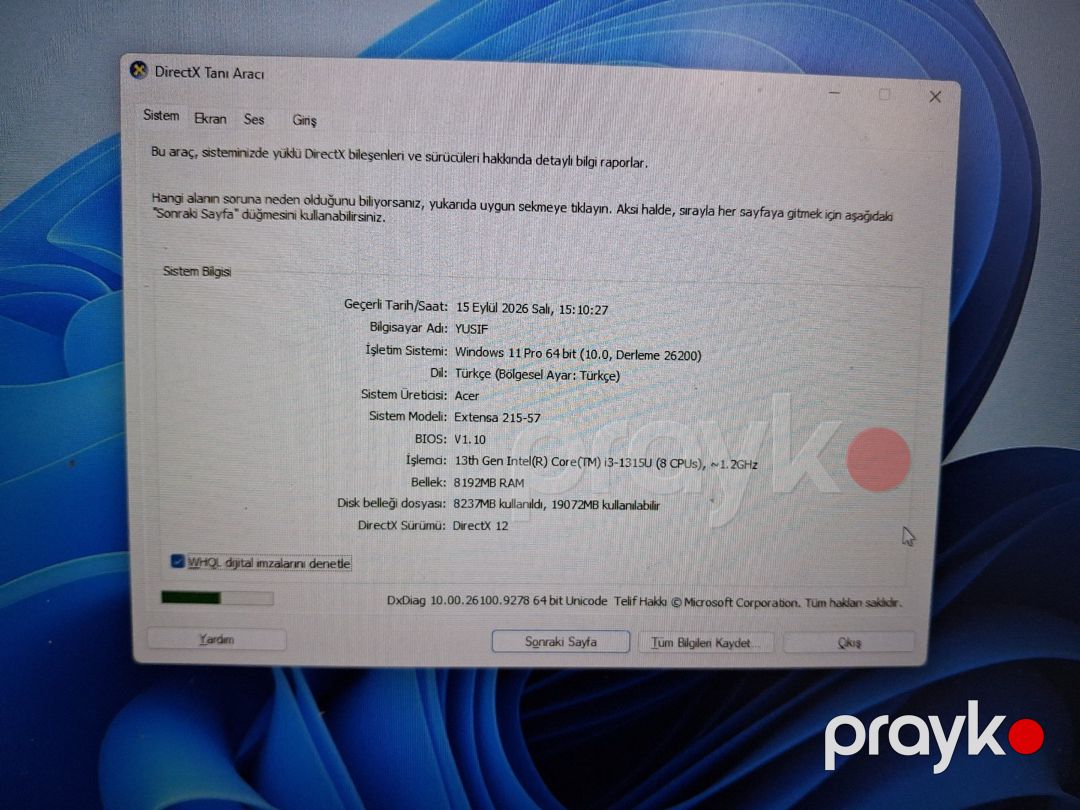 Acer Extensa 15 — Noutbuklar, Bakı (8)