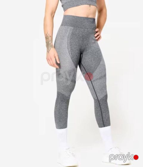 Qadınlar üçün leqqins Decathlon Domyos 900 8666863, boz, ölçü L — Bakı