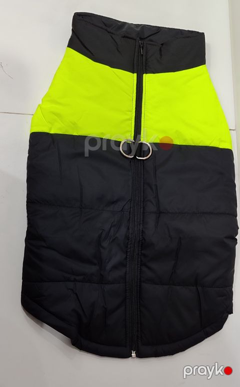 Gödəkcə İtlər üçün, polyester, qara/sarı, ölçü 5XL — Bakı