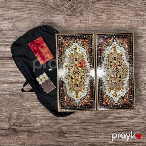 Nərd dəsti Hədiyyəlik, dikt və qoz ağacından, 61x30 sm, Azərbaycan istehsalı - aznerd219 — Bakı