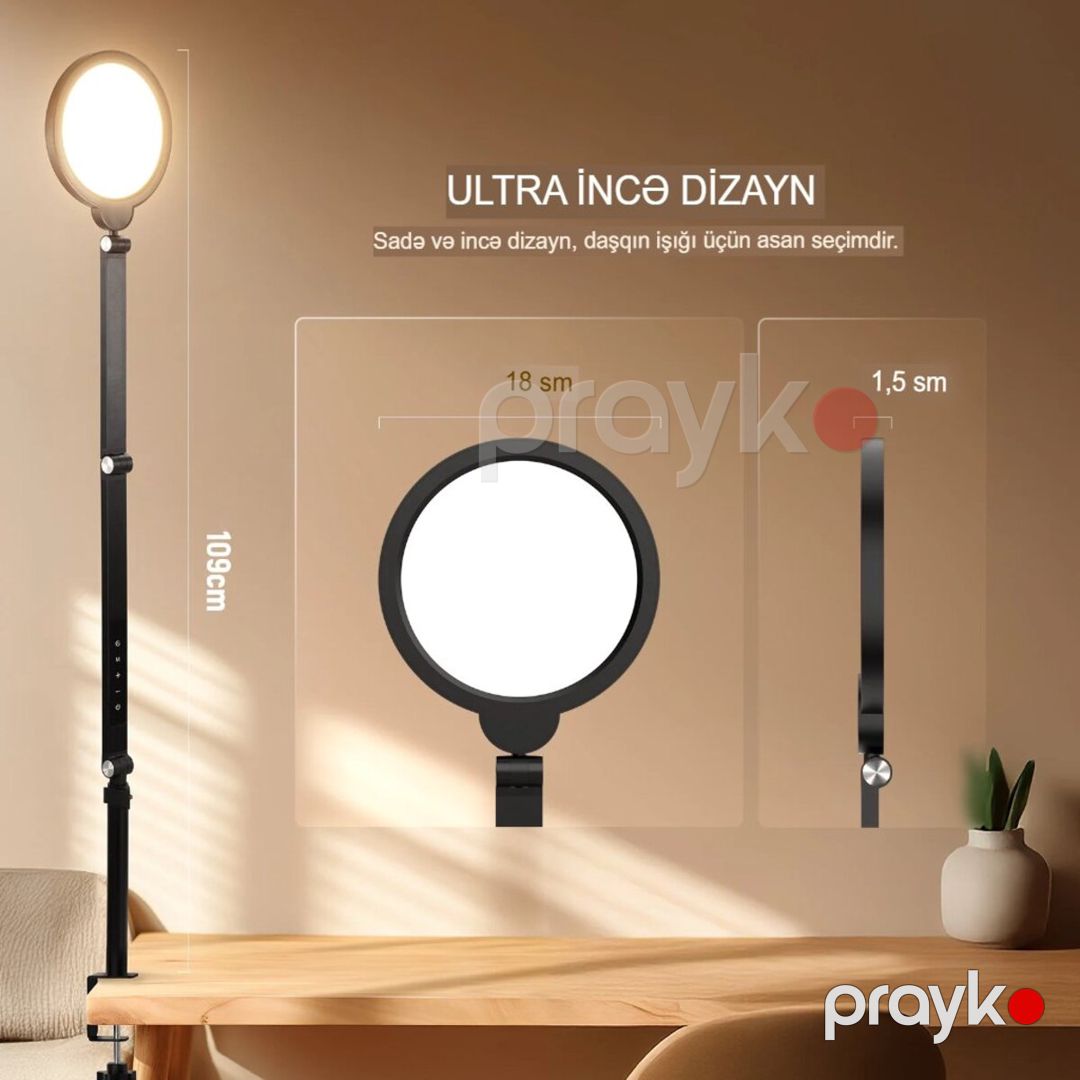Masaüstü selfie işığı Neewer R18 18W — Foto və video texnikası, Bakı (7)
