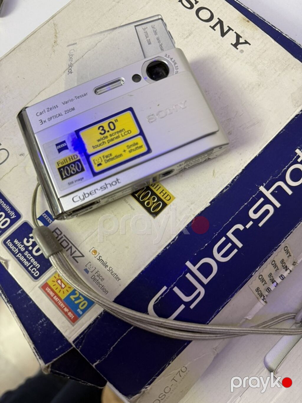 Sony Cyber-shot DSC-T70 rəqəmsal fotoaparat - Sensor və optika: Carl — Fotoaparat, Bakı (2)