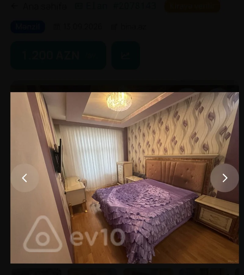 3 otaqlı mənzil, 131 m², Tiblisi prs — kirayə — Mənzil, Bakı (5)