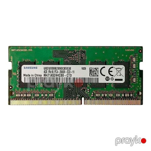 Operativ yaddaş (RAM) Samsung, 4 GB, 2666 Mhz, DDR4, Noutbuk üçün, İşlənmiş — Bakı
