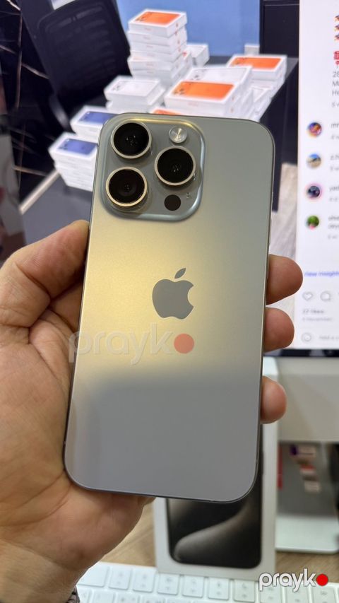Apple iPhone 15 Pro Natural Titanium 128GB/8GB — Bakı