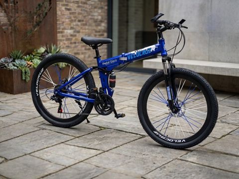 Dağ velosipedi Velocruz, 29", qatlanan, göy — Bakı