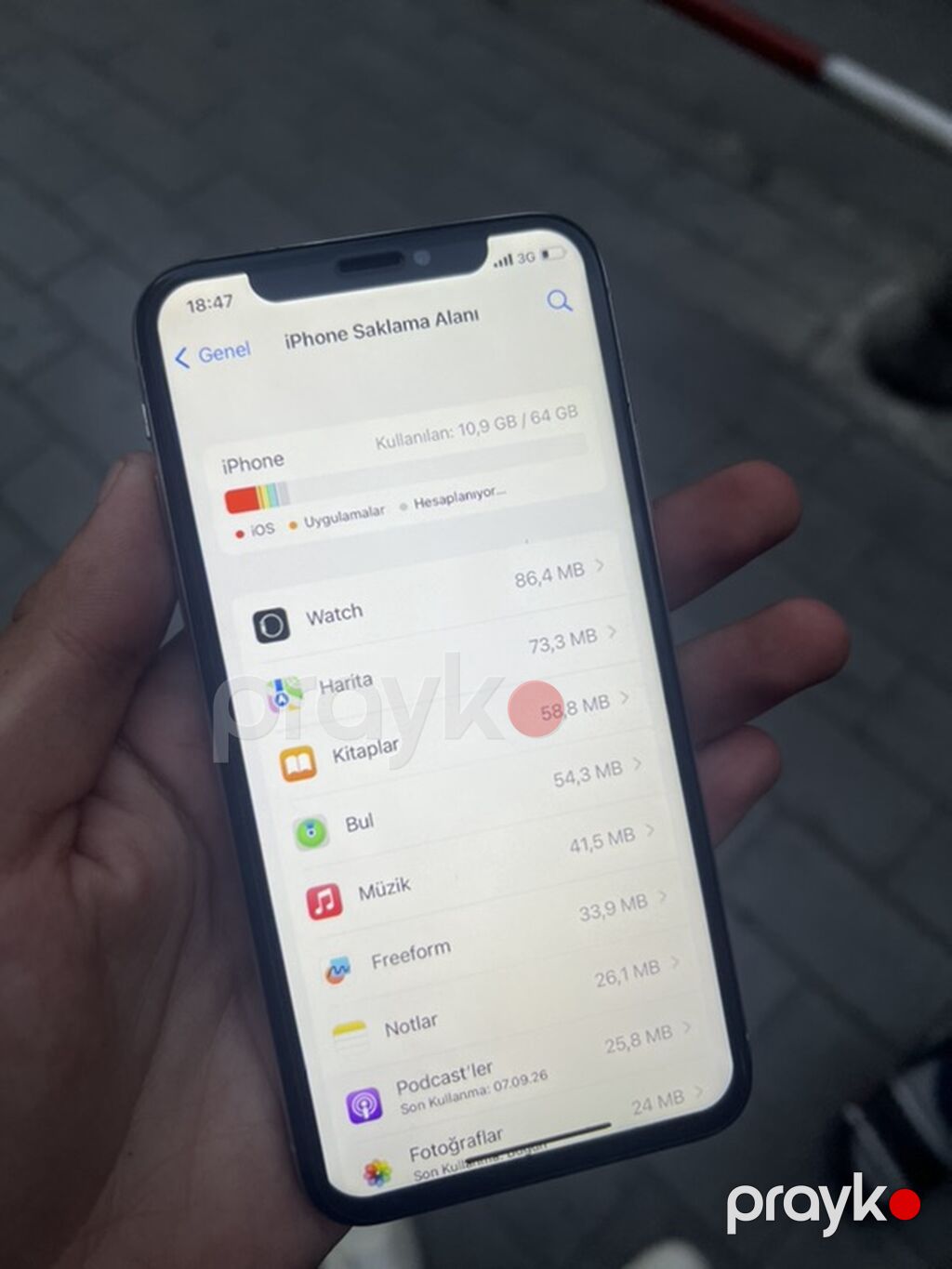 IPhone X, Gümüşü, Face ID — Apple iPhone, Bakı (8)