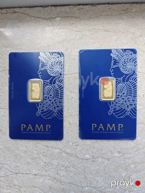 Pamp qızıl külçə 2.5 qram — Bakı