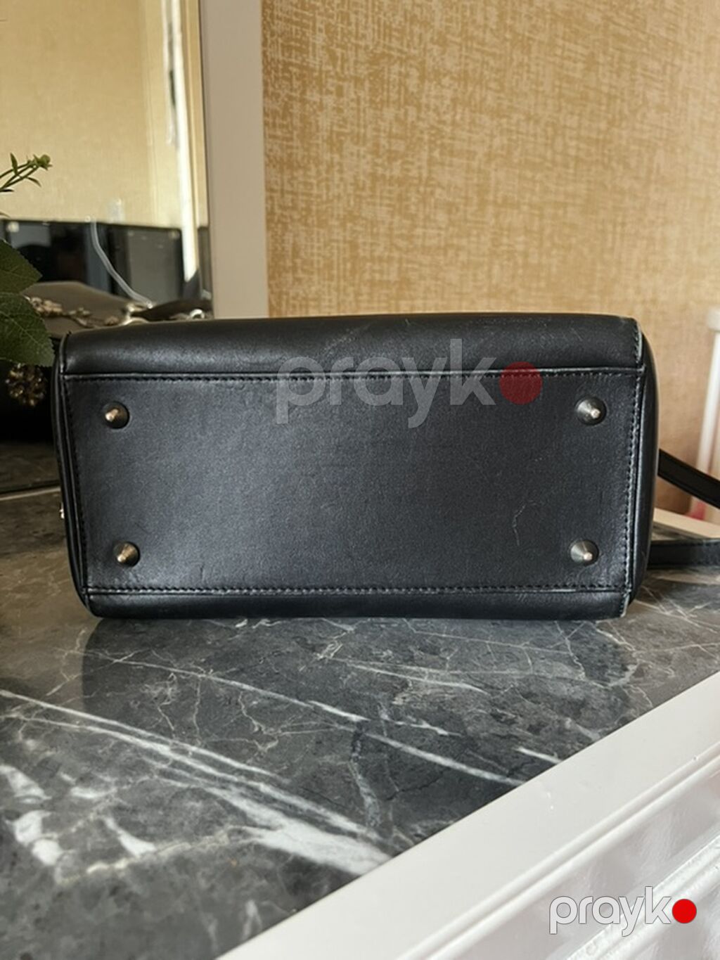 Orijinal Christian Dior Lady Dior çanta - Material: qara rəngli — Çantalar, çamadanlar, cüzdanlar, Bakı (7)