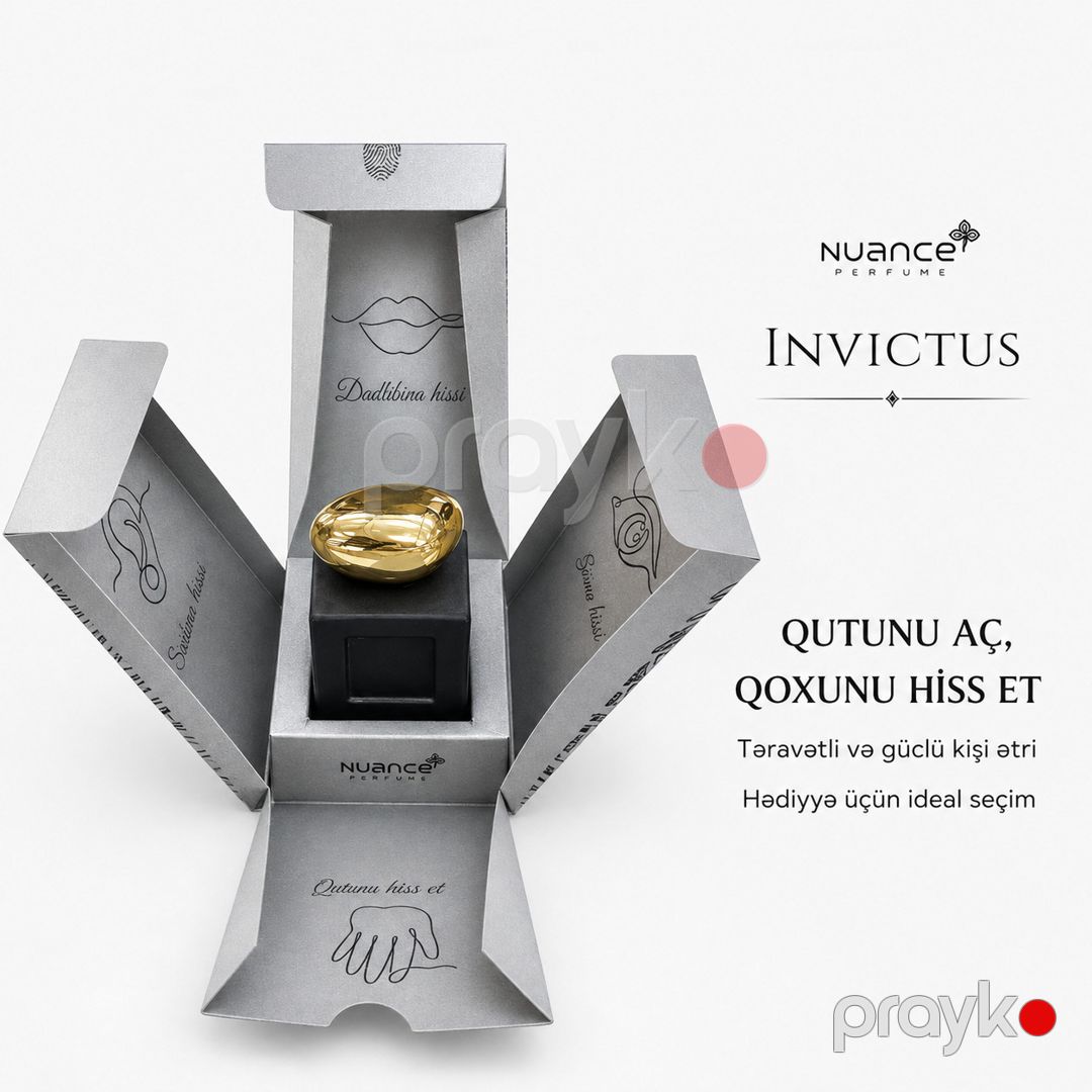 Nuance Perfume Invictus ətir suyu kişilər üçün 50 ml — Mallar, Bakı (3)