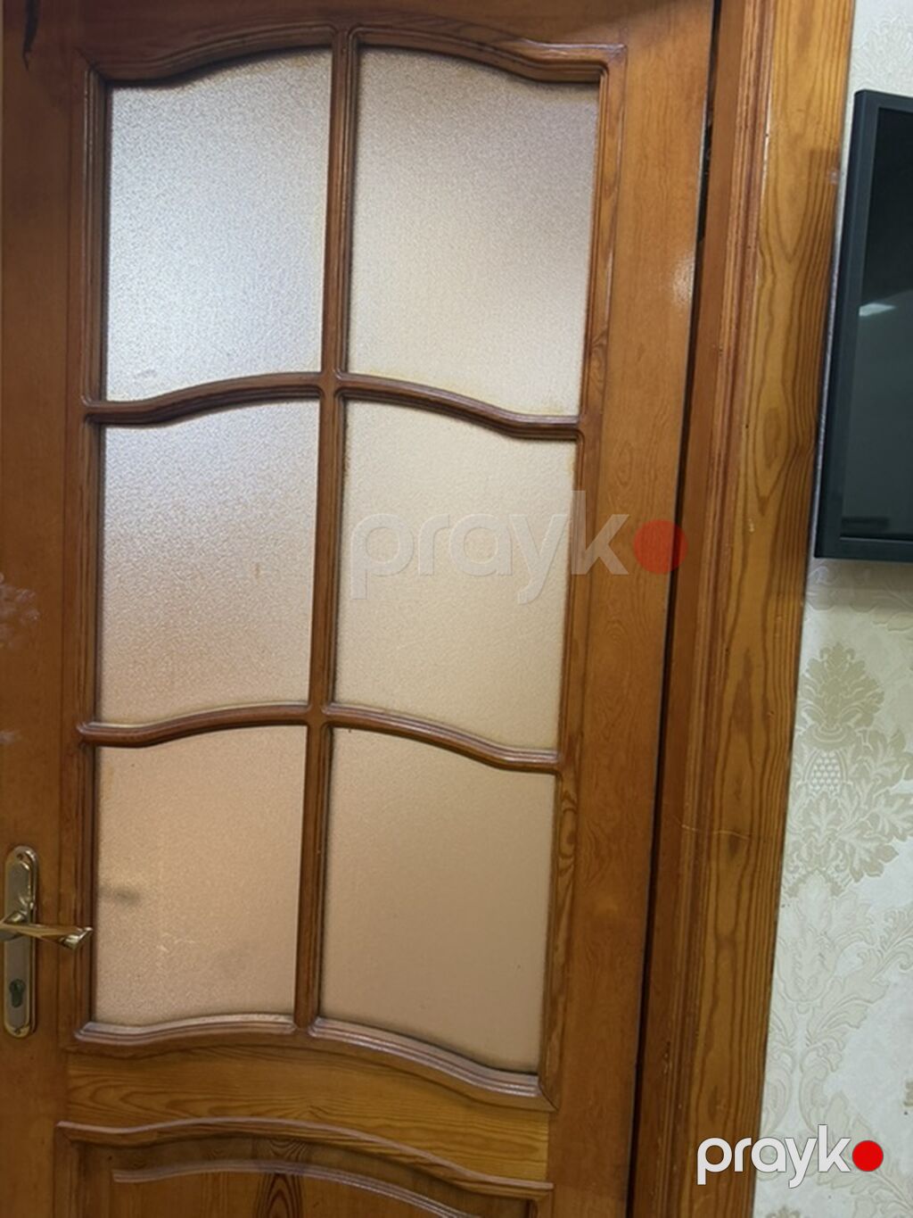 4 ədəd işlənmiş taxta qapı satılır. Möhkəm və səliqəli vəziyyətdədir — Pəncərələr, qapılar, balkonlar, Masazır (3)