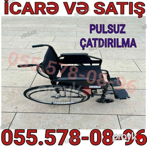 Manual təkərli əlil arabası – icarə və satış. - Yüngül və dayanıqlı — Bakı