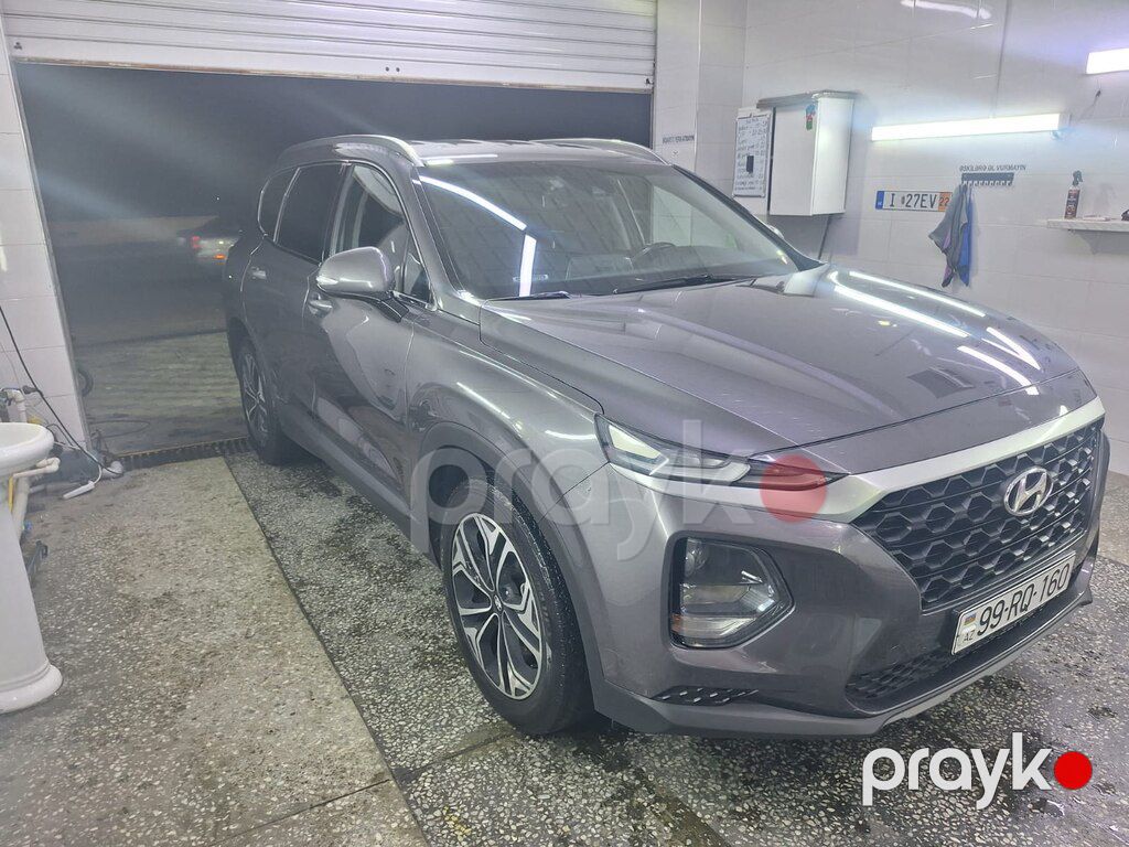 Hyundai Santa Fe, 2.0 L, 2018 il, 207 300 km — Avtomobillər, Bakı (4)