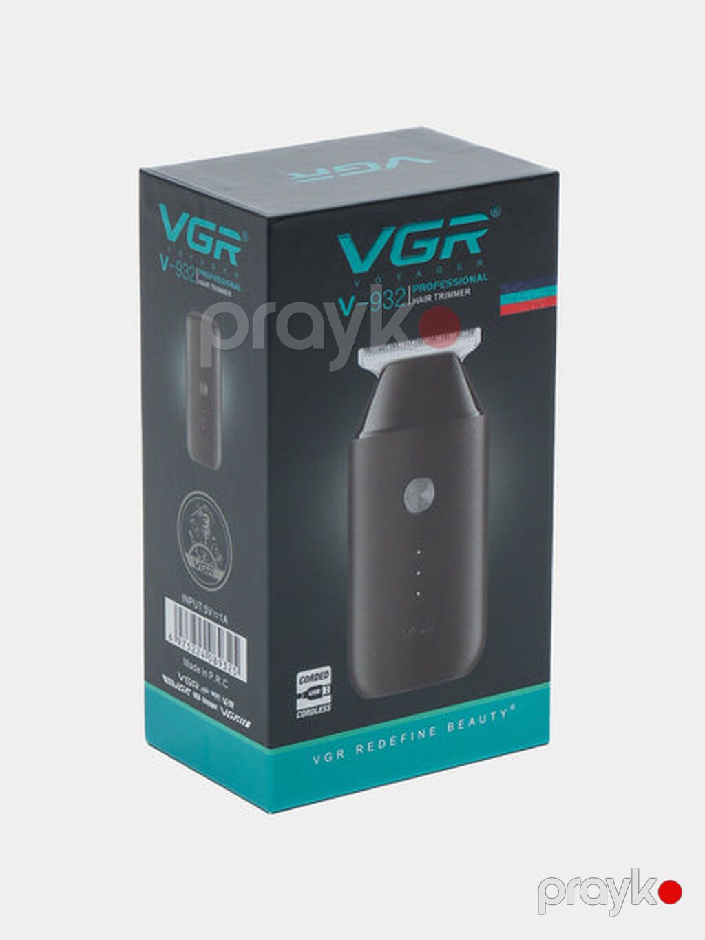 Mini Trimmer VGR 932 - 6000 RPM / 600mAh / 120 Dəqiqə / Cord/Cordles — Saç kəsmə maşınları, Bakı (3)