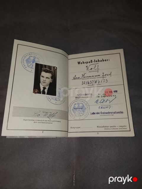 Almaniya tarixi hərbi passportu — Bakı